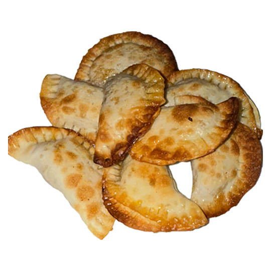 Serving of homemade shrimp dumplings ready to eat.